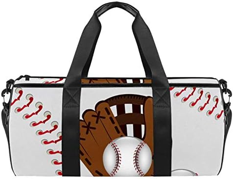 AISSO spor çantası Kadın Erkek beyzbol eldiveni Spor Spor Spor Tote Çanta Hafta Sonu Gecede seyahat Çantası Açık Bagaj Çanta