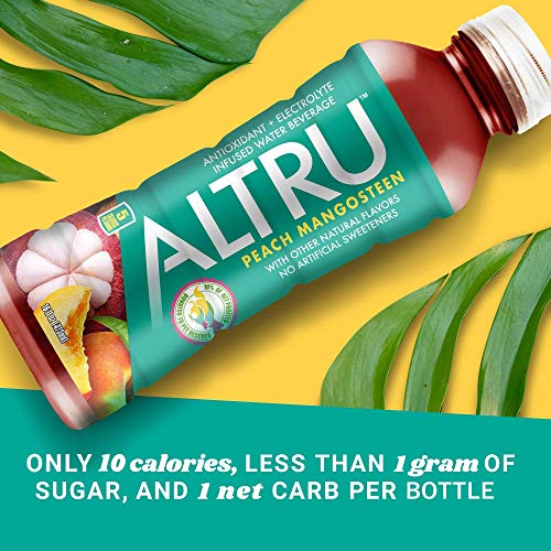 ALTRU-Patent Bekleyen Antioksidan ve Elektrolit Karışımı ile Egzotik Meyve Aromalı Su -12 paket (16 ons şişe) KETO, Düşük Şeker
